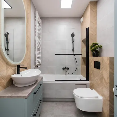 Krakowski Vibe- Premium Z Garazem Апартаменты Краков